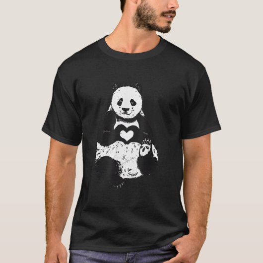 Panda Bär Panda T-Shirt (Vorderseite)