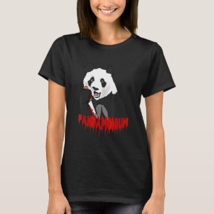 Panda Bär Pandamonium Mörderischer Panda T-Shirt