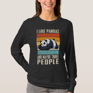 Panda Bär Pandas Tier T-Shirt