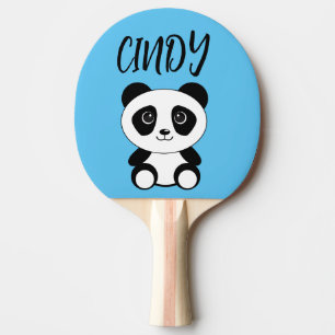 PANDA BAR PERSONALISIERT PONG PADDLE TISCHTENNIS SCHLÄGER