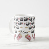 Panda Bär Popcorn Tasse (Vorderseite Links)