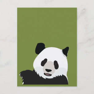 Panda Bär Postkarte