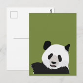  Panda Bär Postkarte (Vorne/Hinten)