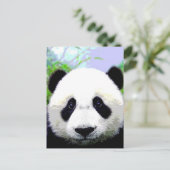 Panda Bär Postkarte (Stehend Vorderseite)