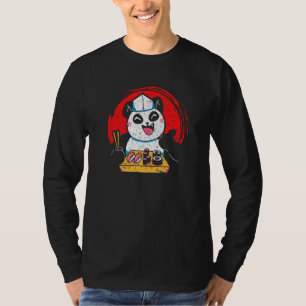 Panda Bär Sushi Sushi Esser Foodie Panda T-Shirt