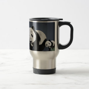 Panda Bär süß kuschelig Tier schwarz weiß süß Reisebecher