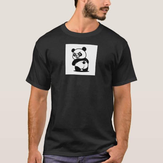 Panda Bär T-Shirt (Vorderseite)