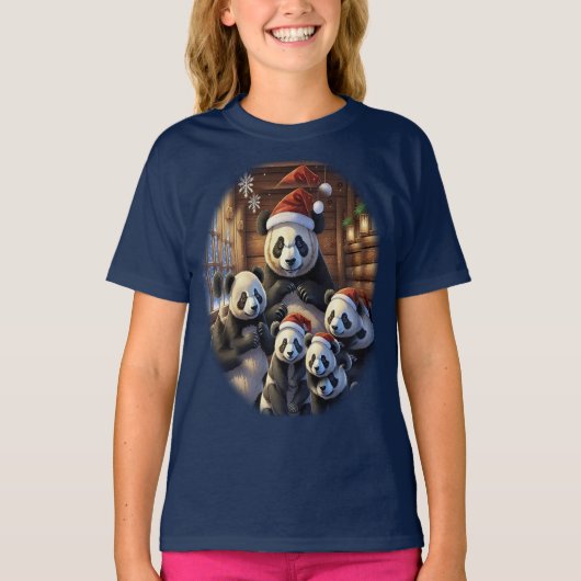 Panda-Bär T-Shirts (Vorderseite)