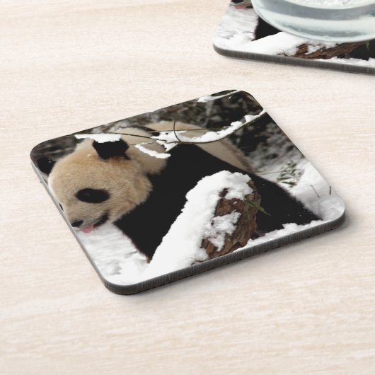 Panda-Bär Untersetzer (Linke Seite)