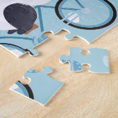 Panda Bär Valentins- benutzerdefiniertes Kinderpuz Puzzle (Seite)