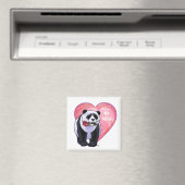 Panda Bär Valentinstag Magnet (In Situ (Geschirrspüler))