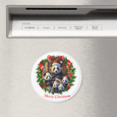 Panda Bär Weihnachten Magnet (In Situ (Geschirrspüler))
