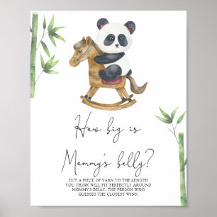 Panda Bär - Wie groß ist Mamas Bauch Spiel Poster