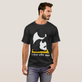Panda Bär Yoga T-Shirt (Vorne ganz)