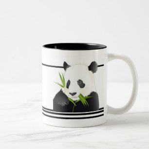 Panda-Bär Zweifarbige Tasse