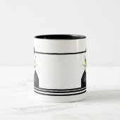 Panda-Bär Zweifarbige Tasse (Mittel)