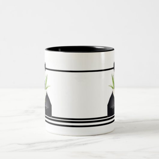 Panda-Bär Zweifarbige Tasse (Mittel)