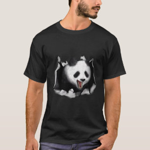 Panda Bären brechen durch Kleidung Outfit Geschenk T-Shirt