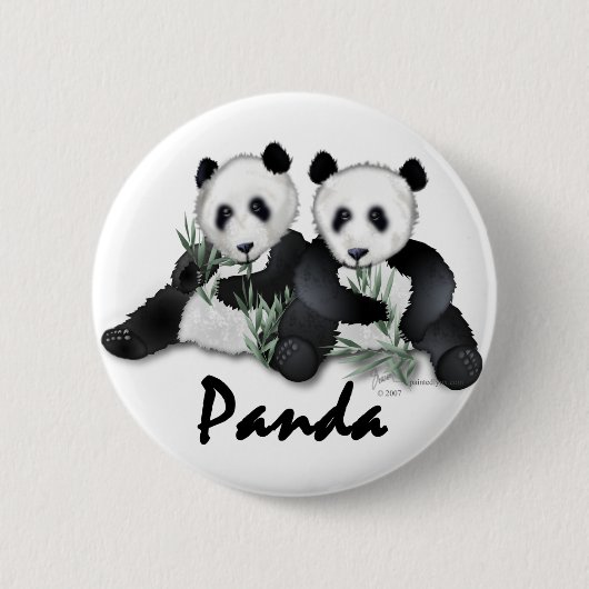 Panda-Bären Button (Vorderseite)