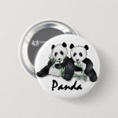 Panda-Bären Button (Vorne & Hinten)