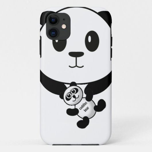 Panda-Bären Case-Mate iPhone Hülle (Rückseite)