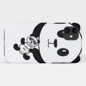 Panda-Bären Case-Mate iPhone Hülle (Rückseite (Horizontal))