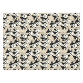 Panda-Bären entwerfen niedliches Tischdecke (Vorderseite (Horizontal))