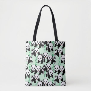 Panda-Bären grafisch Tasche