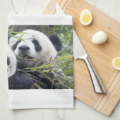 Panda-Bären Handtuch (Viertel Falte)