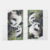 Panda-Bären Handtuch (Horizontal)