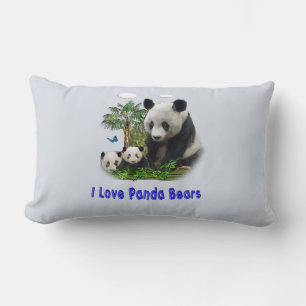 Panda Bären Lendenkissen