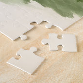 Panda-Bären-Paar Einfache Liebe Tuschkunst Puzzle (Seite)
