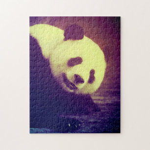 Panda-Bären. Puzzle
