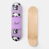 Panda-Bären Skateboard (Vorderseite)