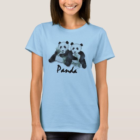 Panda-Bären T-Shirt (Vorderseite)