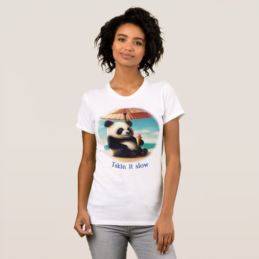 Panda Bären T - Shirt (Vorne ganz)