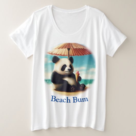Panda Bären T - Shirt (Design vorne)