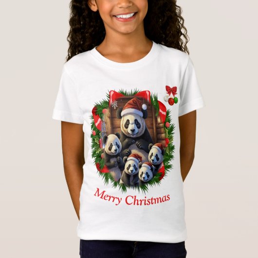 Panda Bären T-Shirt (Vorderseite)