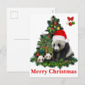Panda Bären Weihnachten (Vorne/Hinten)