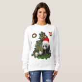 Panda Bären Weihnachts-T - Shirt (Vorne ganz)