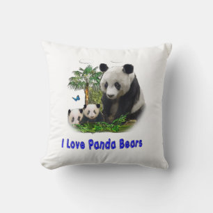 Panda-Bären-Wurfkissen Kissen