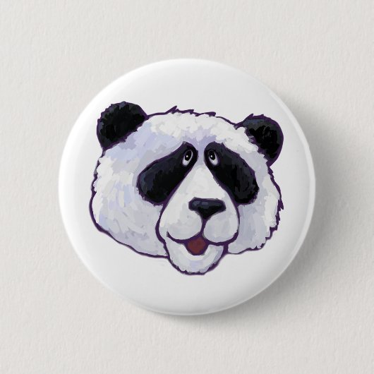 Panda Bärengeschenke und Zubehör Button (Vorderseite)