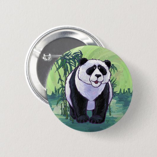 Panda Bärengeschenke und Zubehör Button (Vorne & Hinten)