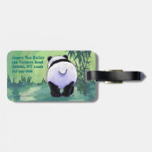 Panda Bärengeschenke und Zubehör Gepäckanhänger (Rückseite horizontal)