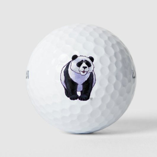 Panda Bärengeschenke und Zubehör Golfball (Vorderseite)