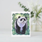 Panda Bärengeschenke und Zubehör Postkarte (Stehend Vorderseite)