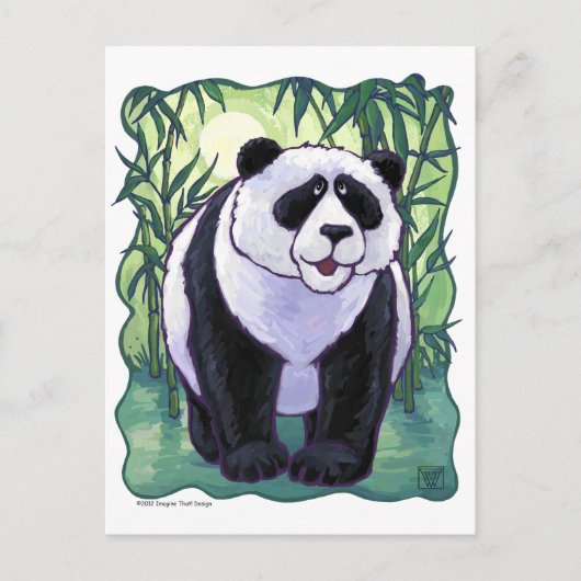 Panda Bärengeschenke und Zubehör Postkarte (Vorderseite)