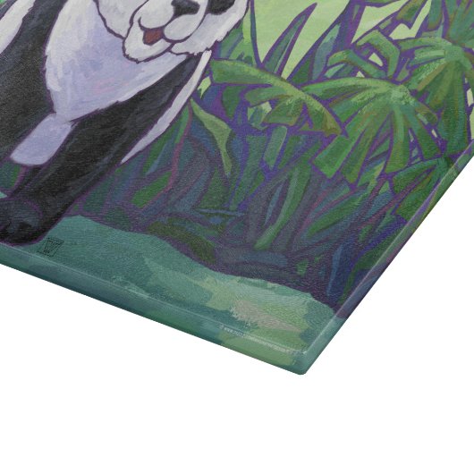 Panda Bärengeschenke und Zubehör Schneidebrett (Ecke)