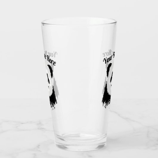 Panda-Bärenglas Glas (Links)