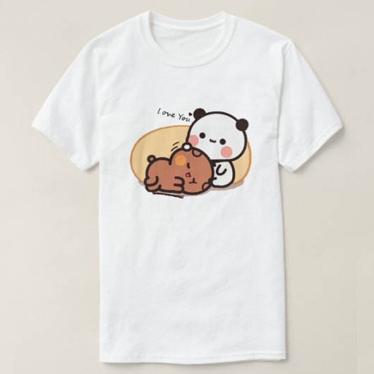 Panda-Bärenjunge T-Shirt (Design vorne)